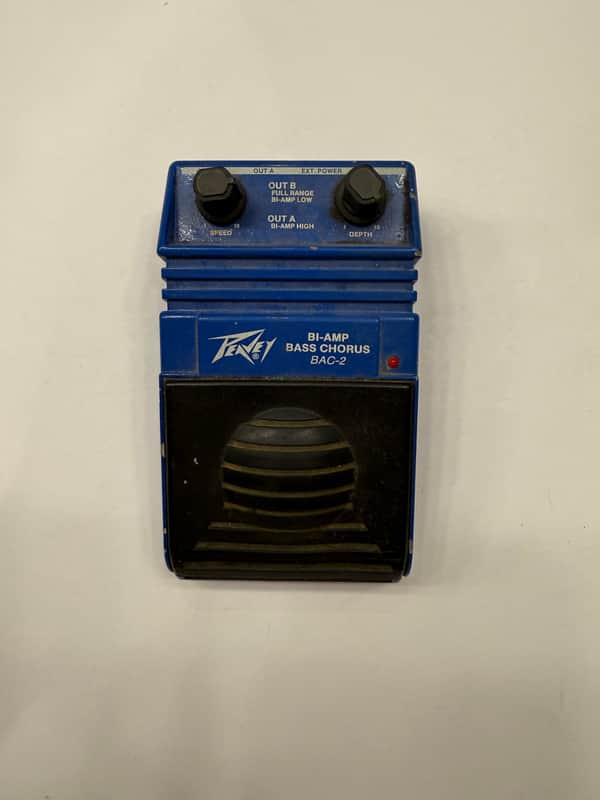 Peavey BAC-1 Bi-Amp Bass Chorus Analog Vintage Guitar Effect Pedal image 1