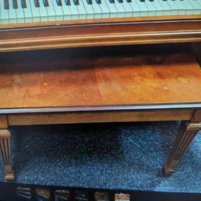 Lowrey Piano with grand lid 70s - Walnut image 4
