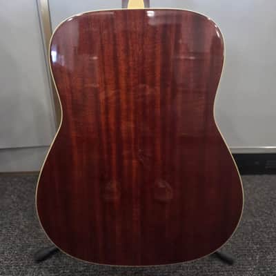 Yamaha FG-TA TransAcoustic Dreadnought 2010s - Brown Sunburst image 7