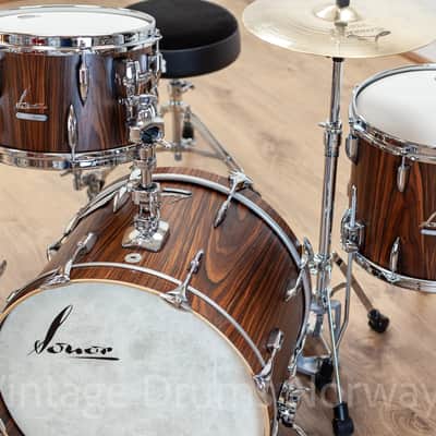 Sonor Vintage Series Rosewood SemiGloss Beech Shell Bank – Made in Germany image 3
