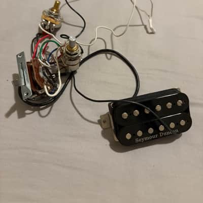 Seymour Duncan pickup SH 6 n NECK + 3 way switch + pots 2023 - Black image 1
