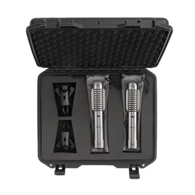 Warm Audio WA-FT Fen-tone Instrument Ribbon Microphone – Stereo Pair w/Heavy-Duty Flight Case, 2 Mic Clips, & 2 Protective Mic Socks image 9