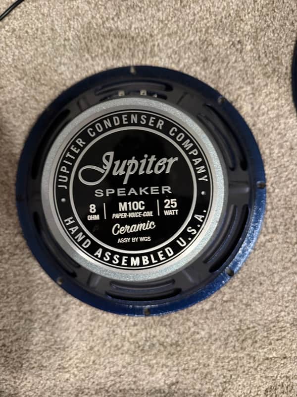 Jupiter M10c 10” Paper Voice Coil 25watt 8ohm Guitar Speaker