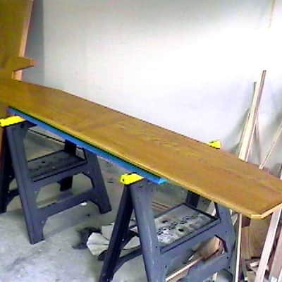 Oak Studio Desk with Racks/Patchbay/Monitor Bridge image 17