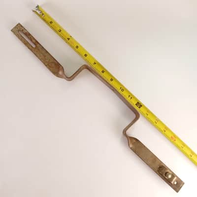 Ludwig Cocktail Drum Pedal Leg-Mount Attachment Connector Nickel Vintage 50s WFL image 3