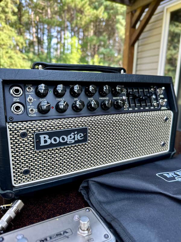 Mesa Boogie Mark Five 25 2-Channel 25-Watt Guitar Amp Head Black and Cream Salt and Pepper Grill image 1