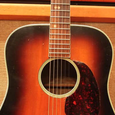 Vintage 1967 Levin (Martin) LN26 Goliath Made in Sweden Sunburst Acoustic Guitar image 3