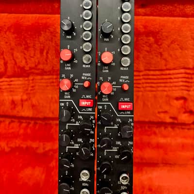 PAIR -Trident Trimix micpre EQ Iput channels 1980’s 80b 70 80 TSM original vintage uk analog image 3