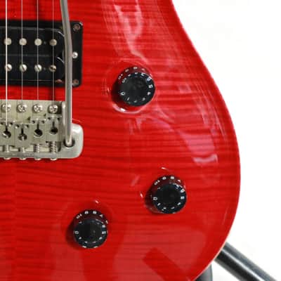 1999 Paul Reed Smith PRS Custom 24 USA Flame Maple Top Transparent Red Electric Guitar w/ OHSC image 11
