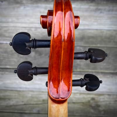 Nicest Cremona Chinese Violin I’ve Seen 4/4 2-Pc Flamed Back. Nice Fittings! image 14