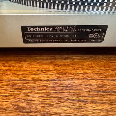 Technics SL-D2 Direct Drive Vintage Turntable image 10