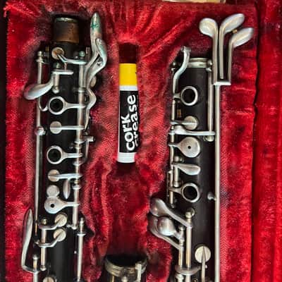 Linton brand wood Oboe with case. Made In USA image 2