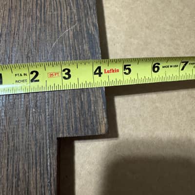 NOS 1970s Wenge Guitar Neck Blank - Pre-Shaped with Headstock & Tuning Holes Kurokumo Japan 27 7/8” x 4 1/4” x 1 1/16” image 17