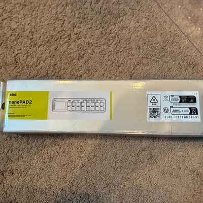 Korg nanoPAD2 Slimline USB MIDI Drum Pad Controller 2011 - Present - Black - NEW IN BOX image 1