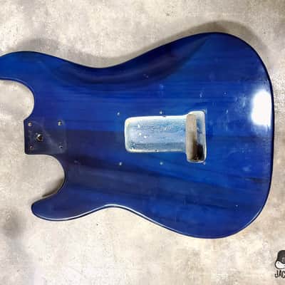 Guitar Fetish Paulownia ULTRA Lightweight Stratocaster Guitar Body (2000s, Sapphire Trans) image 14