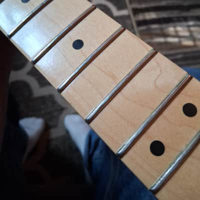 Fender USA Stratocaster Neck – 2013 – 70s Large Headstock – Maple – 22 Jumbo Frets – Fender Locking Tuners Included image 15