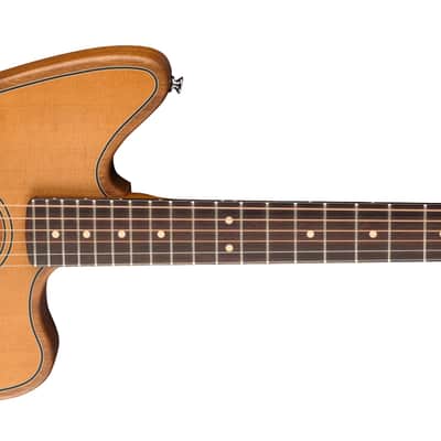 Fender Acoustasonic Standard Jazzmaster Aged Natural image 3