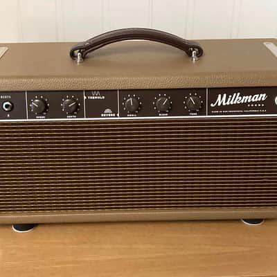 Milkman Reverb Unit with Harmonic Tremolo Tolex Chocolate image 4