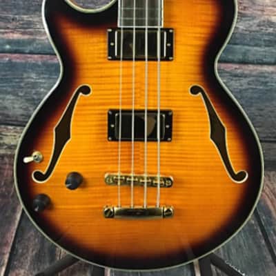 D'Angelico Bass EX-SS 2013 Left Hand Sunburst image 2