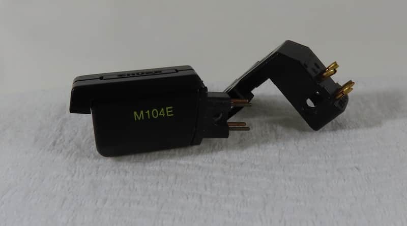 Shure M104E Record Player Turntable Phono Cartridge P Mount w/ Standard Adapter image 1