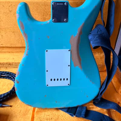 Fender Custom Shop '62 Stratocaster Heavy Relic Seafoam Green image 7