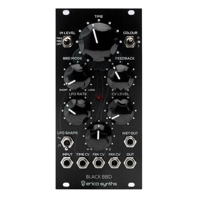 Erica Synths Black BBD Eurorack Analogue Delay Module image 1