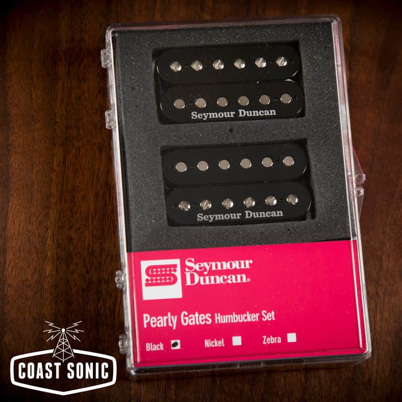 Mint Seymour Duncan Pearly Gates set Black image 1