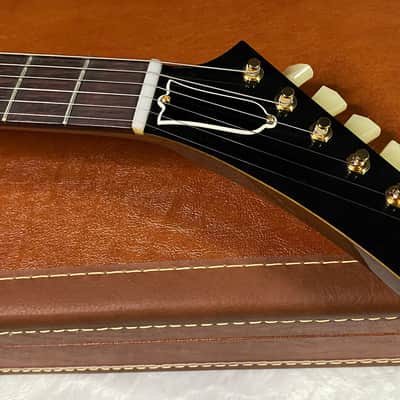 NEW! Gibson Custom 1958 Mahogany Explorer Reissue Electric Guitar - Antique Natural, VOS - Authorized Dealer - Only 7.9lbs - G07667 image 5