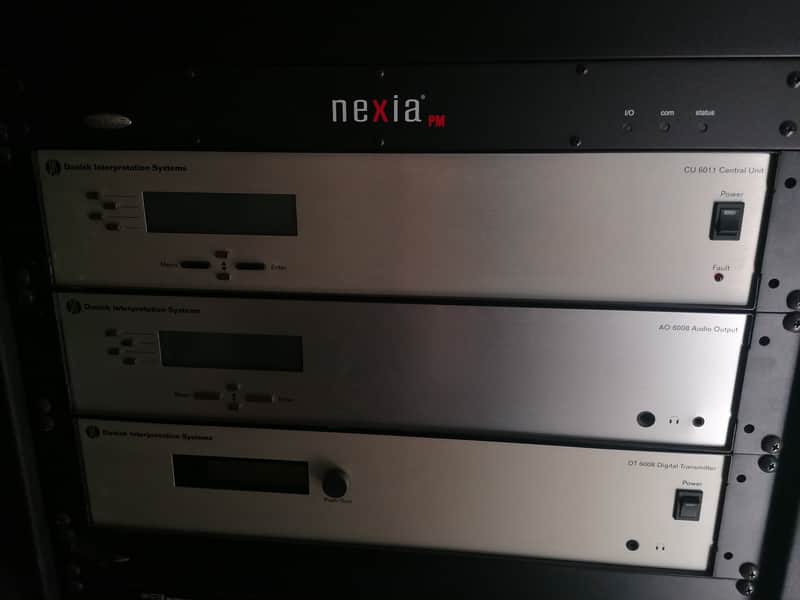 DIS Danish Interpretation Systems SHURE CU6011 AO6008 DT6008 Conference Audio Distribution System Bild 1