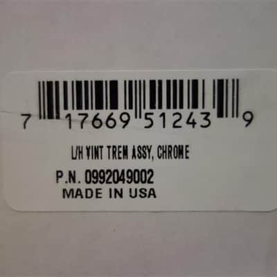 Fender 6-Saddle American Vintage Series Stratocaster Tremolo Assembly, Left Handed (Chrome) image 4
