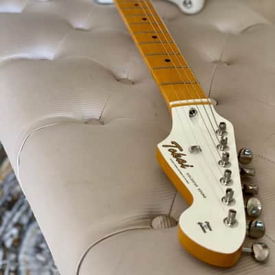 Tokai Stratocaster AST-95SH OWH/M Goldstar Sound HSS in Olympic White image 5