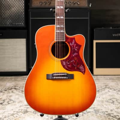 Epiphone Hummingbird Standard EC Acoustic/Electric Guitar - Cherry Sunburst image 3
