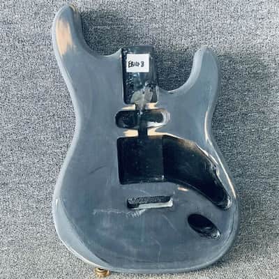 Black Strat Style Solid Basswood Body DIY Project image 1