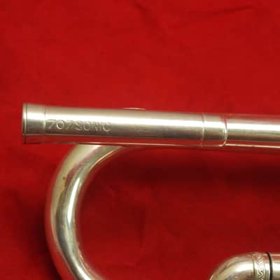 Leblanc 707 Sonic Bb trumpet 1963 - Silver plated image 2