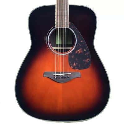 Yamaha FG830TBS Tobacco Sunburst Dreadnought Acoustic Guitar image 1
