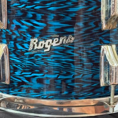 Rogers 12" Blue Agate 12" Rack Tom Drum Vintage 60's image 2