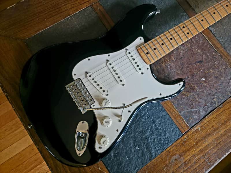 Fender Hendrix MIM strat reverse headstock w/dlx bag 2015 - blk image 1