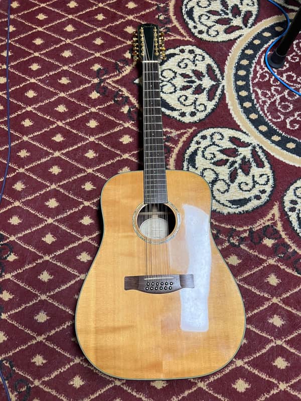 Fender GD-47S/12 Nat Natural 12 String Acoustic Electric Guitar image 1