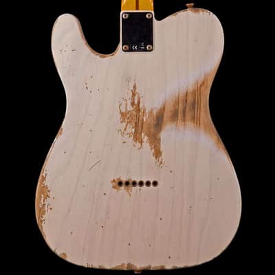 Fender Custom Shop 1952 Telecaster Heavy Relic Big U Aged White Blonde R108866 image 5