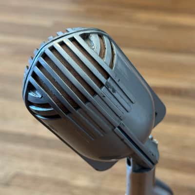 Vintage Shure 708A Dynamic Microphone + Cable Stratoliner "Zeppelin Mic” Working, Sounds Great! image 2