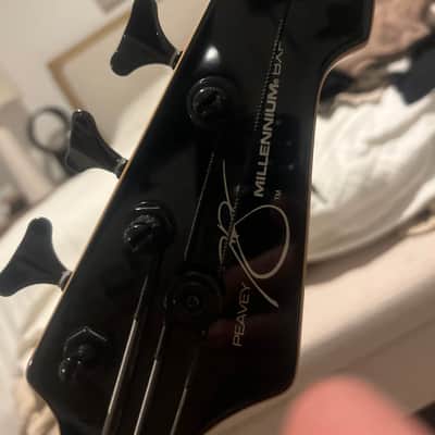 Peavey Millennium 4 AC BLK BXP 4-String Active Electric Bass 2010s - Gloss Black image 2