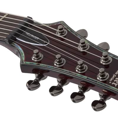 Schecter Hellraiser C-7 Electric Guitar - Black Cherry (1792) image 6