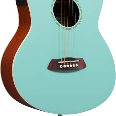 Ibanez Talman TCY10E Acoustic-Electric Guitar - Sea Foam Green image 5