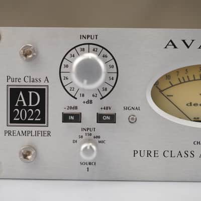 Avalon AD 2022 Dual Preamplifier w/ Power Supply w/ Mogami Gold Cables #58642 image 5