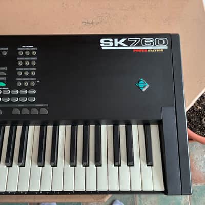 General Music SK760 Power Station- World Keyboard Early 1990's - Black image 8