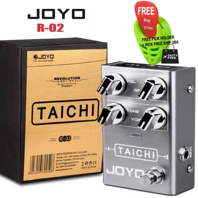 Joyo R-02 Taichi Low Gain Overdrive Guitar Effect Pedal, FREE PICK + HOLDER+ FREE SHIP USA image 4