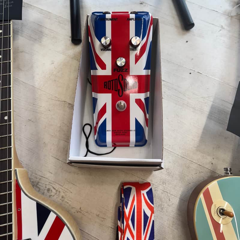 2025 Rotosound Fuzz Reissue ltd edition Union flag