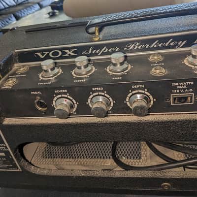 Berkeley III Super Reverb 2-Channel 35-Watt 2x10" Piggyback Guitar Amp 1968 - 1971 - Black image 5
