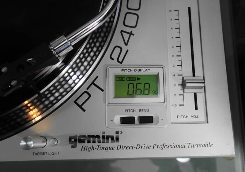 GEMINI PT 2400 High-Torque Direct Drive Professional Turntable
