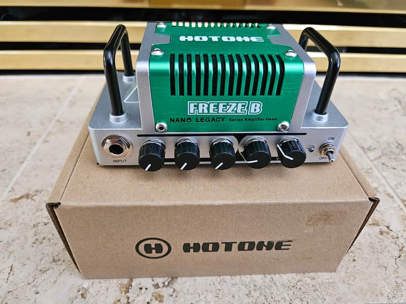 Hotone Nano Legacy Freeze B 5-Watt Guitar Head 2010s - Green image 1